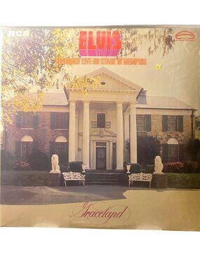 Elvis Presley Live In Memphis Vinyl LP Graceland RCA CPL1-0606 Golden Treasury